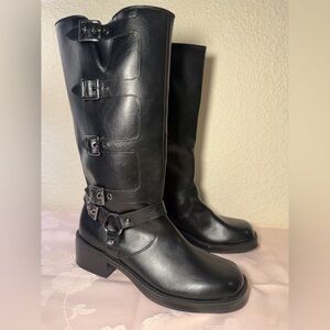 Wild Fable Black Moto Boots